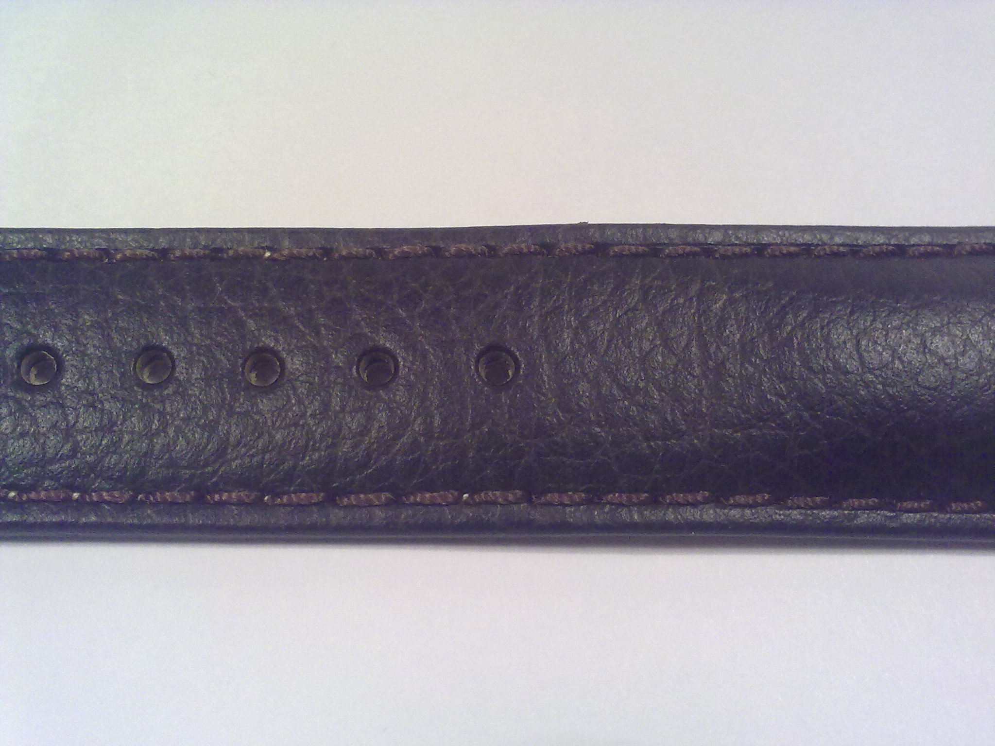 Leather Strap, Dark Brown 20mm SS